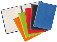 Bonded Leather Spiral Notebooks