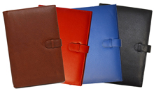 British Tan, Red, Blue, Black Leather Journals Notebooks